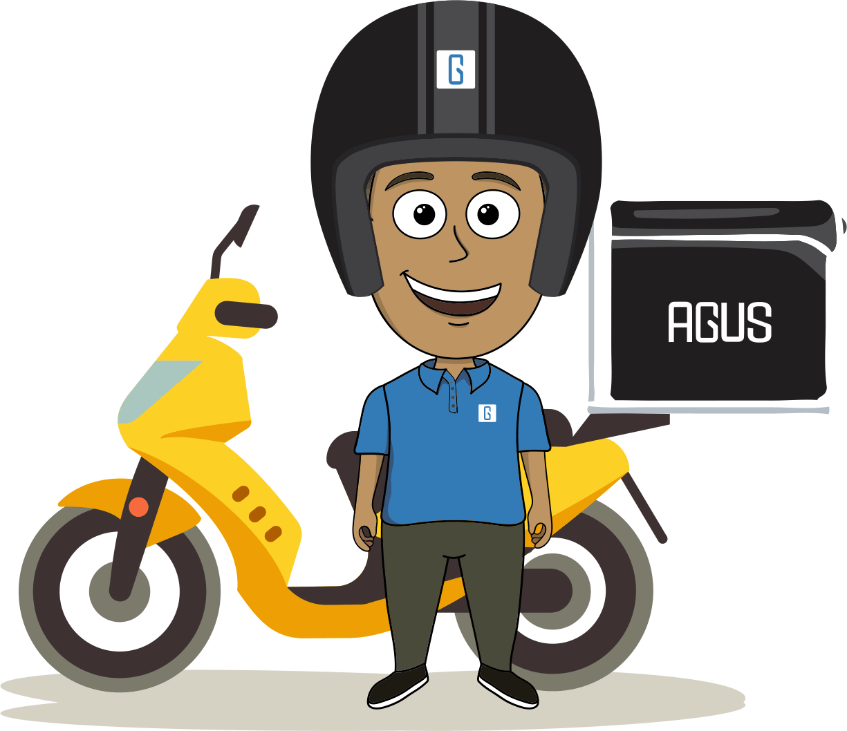 Operador de delivery Agus